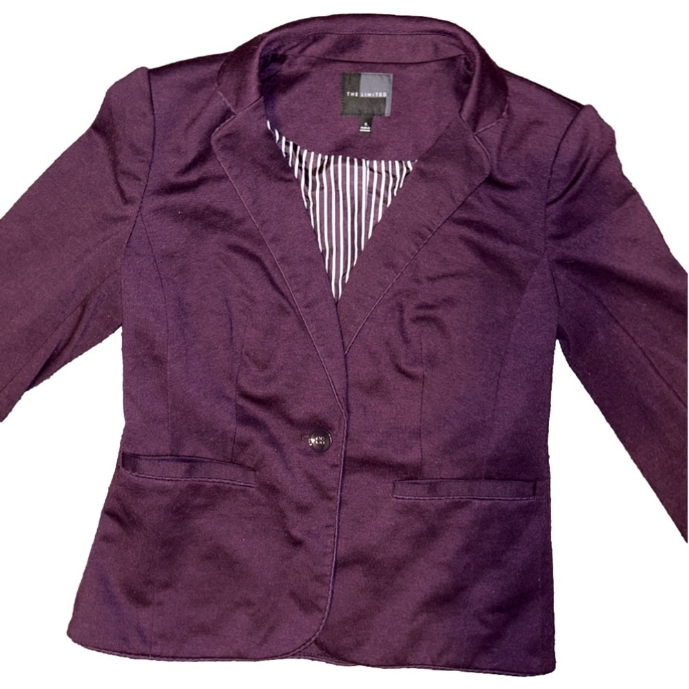 The Limited Purple Blazer